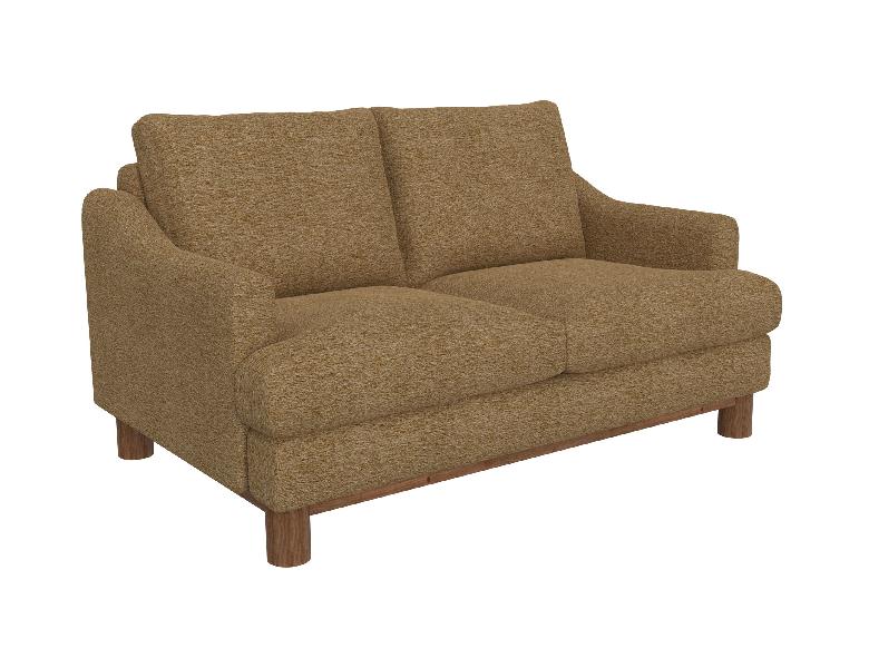 Image of Olimpia - Loveseat - Capuccino Brown