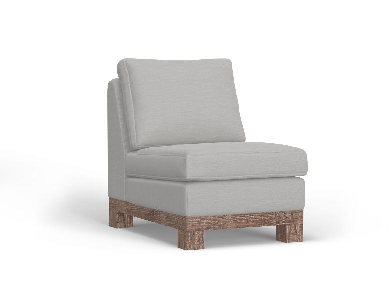 Image of Samba - Armless Chair - Ecru Beige
