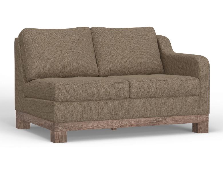 Image of Samba - Two-Cushion Loveseat - Brown Camel