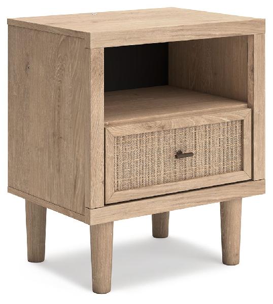 Image of Cielden - One Drawer Night Stand - Two-Tone