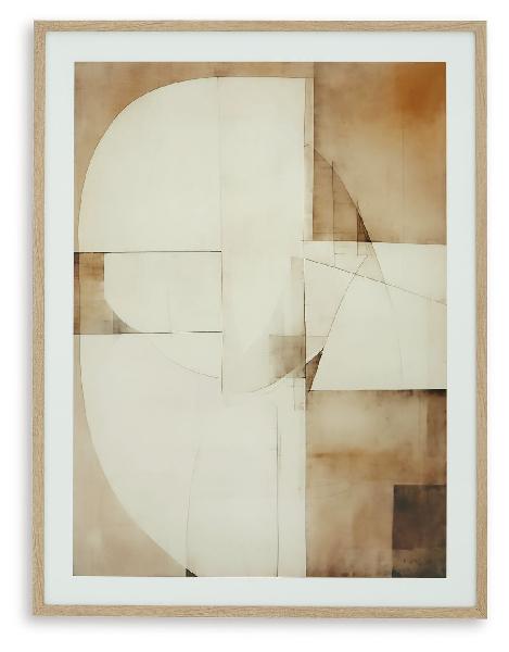 Image of Corlain - Wall Art - Brown / Tan / White