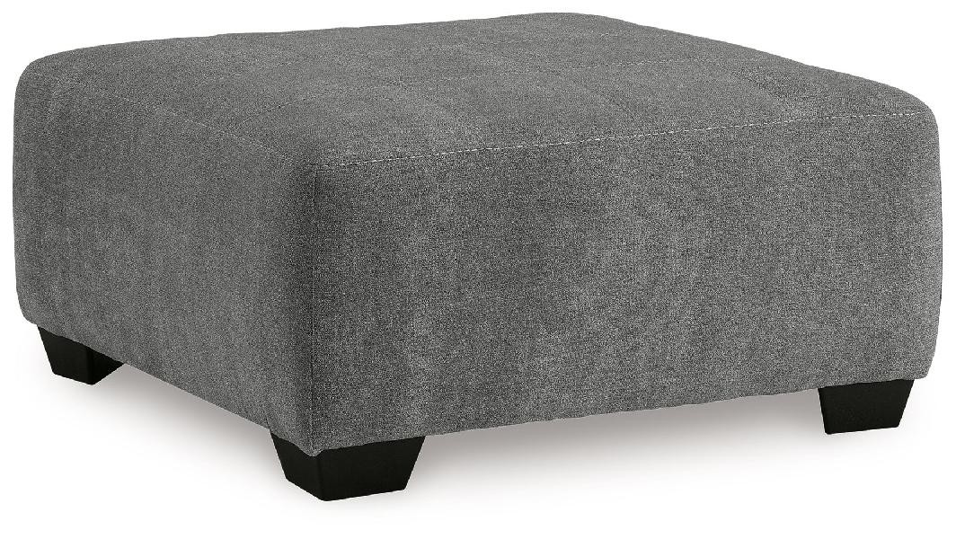 Image of Birkdale Court - Oversized Accent Ottoman - Gray