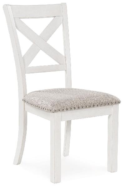 Image of Robbinsdale - Dining Upholstered Side Chair (Set of 2) - Antique White