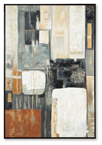Image of Howford - Wall Art - Brown / Black / Gray