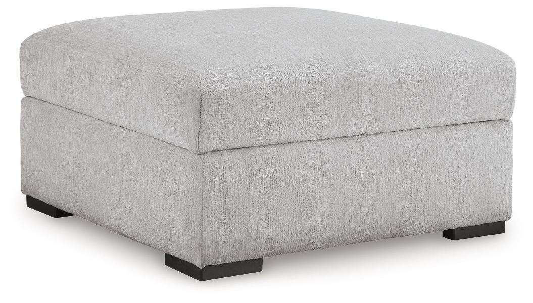 Image of Gabyleigh - Ottoman With Storage - Nickel