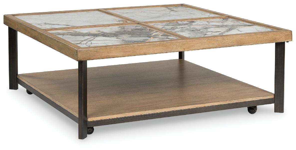 Image of Montia - Square Cocktail Table - Multi