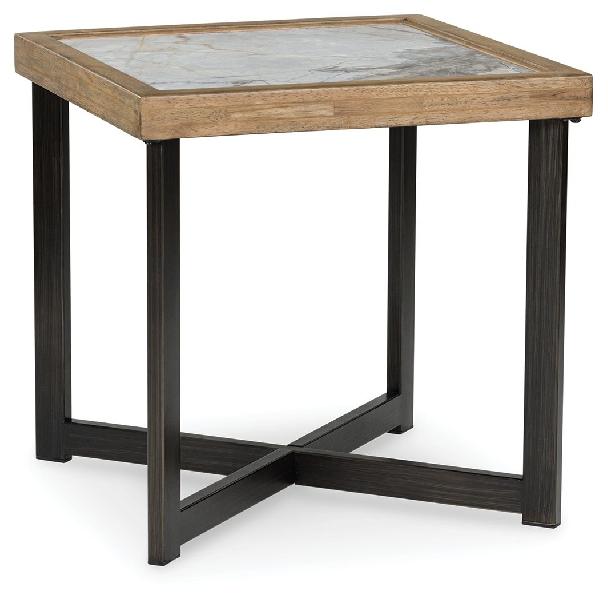 Image of Montia - Square End Table - Multi