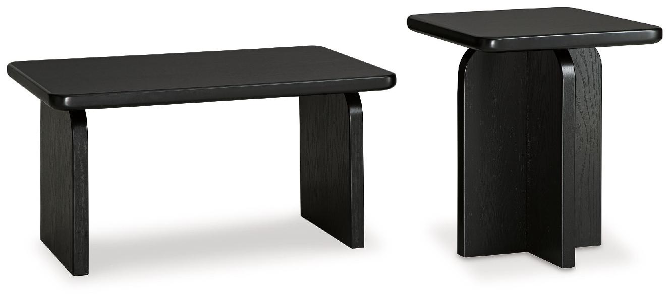 Image of Mitchalli - Occasional Table Set (Set of 2) - Black