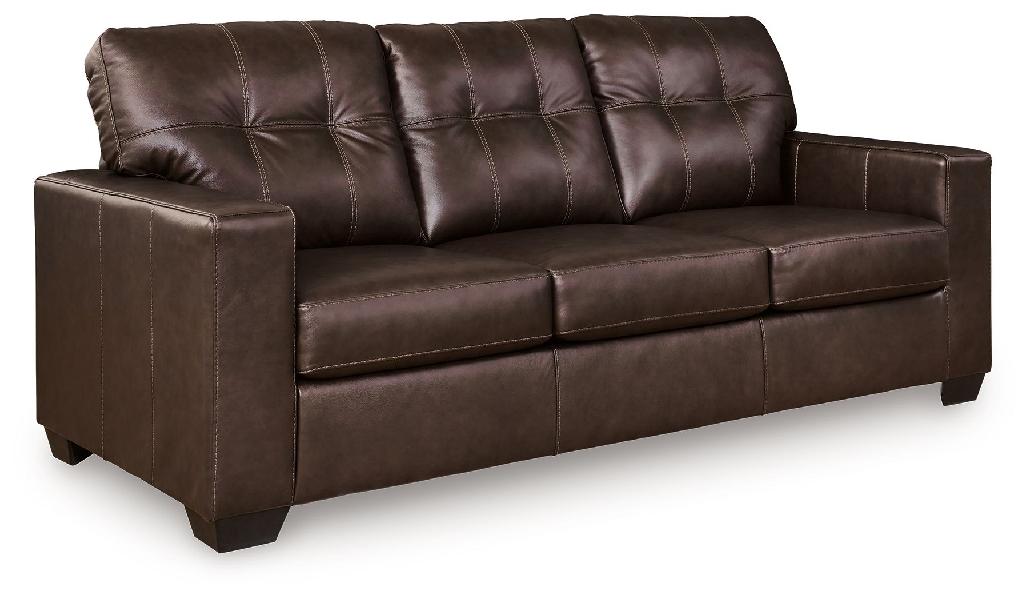 Image of Santorine - Sofa - Leather Match - Dark Brown