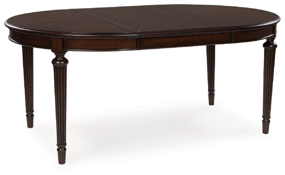 Image of Lavinton - Oval Dining Room Extension Table - Brown