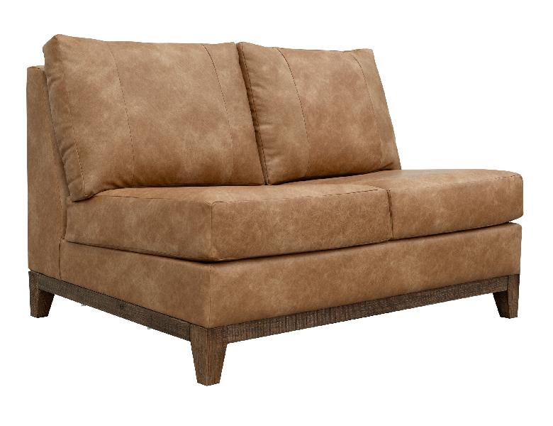 Image of Olivo - Armless Loveseat - Orange