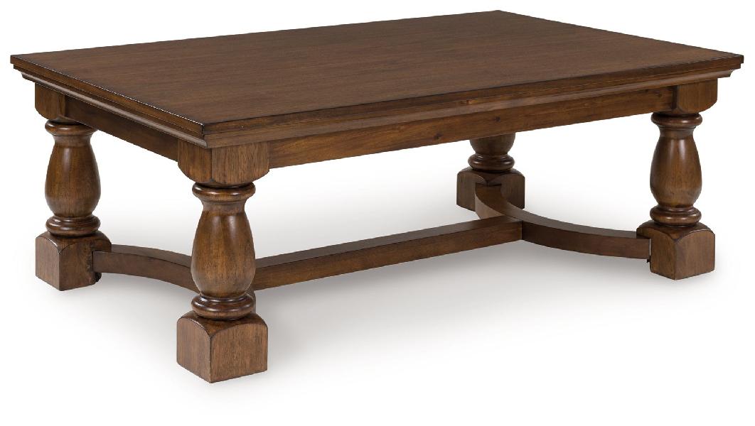 Image of Sturlayne - Rectangular Cocktail Table - Brown