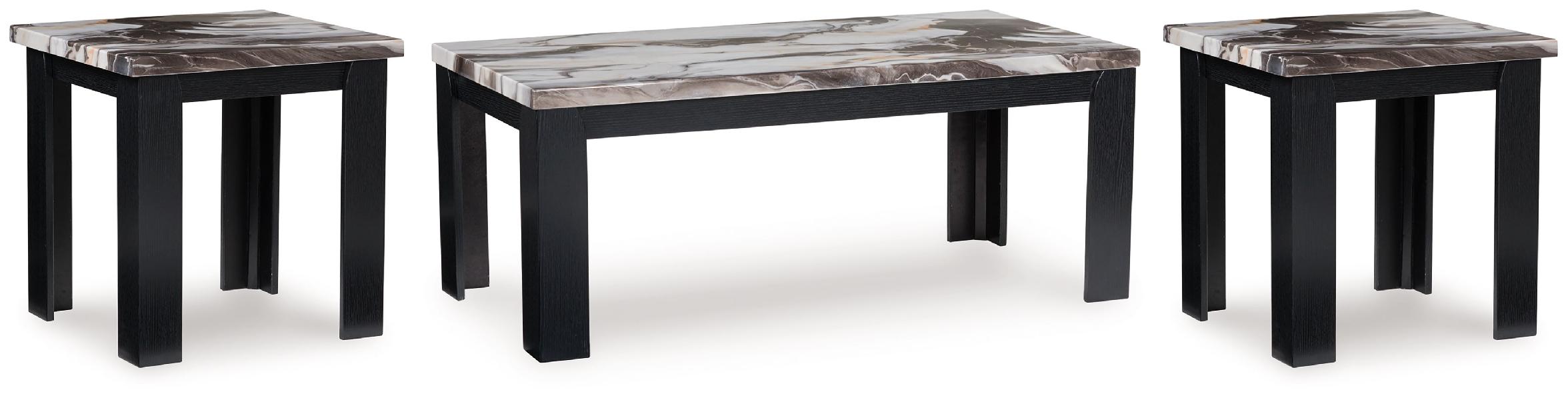 Image of Jazmore - Occasional Table Set (Set of 3) - Dark Brown
