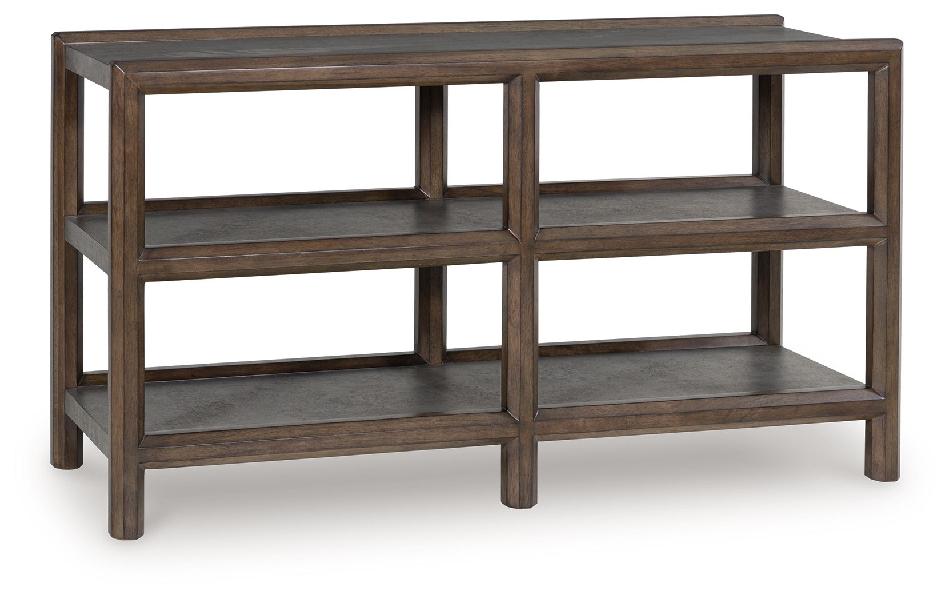 Image of Kallenny - Sofa Table - Brown / Gray