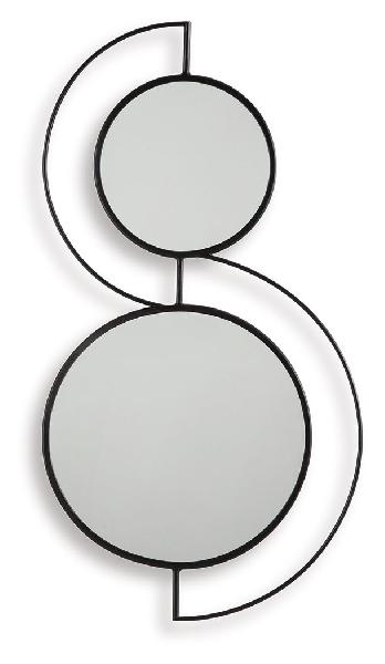Image of Shayham - Accent Mirror - Black