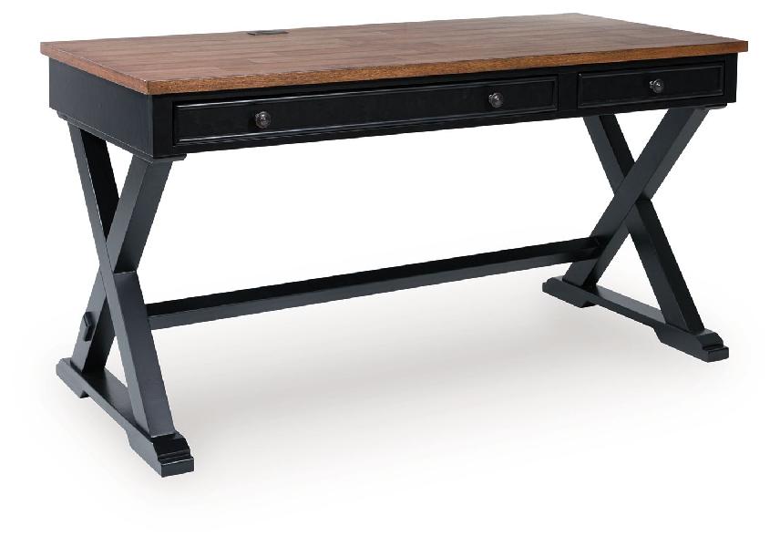 Image of Wildenauer - Home Office Desk - Brown / Black