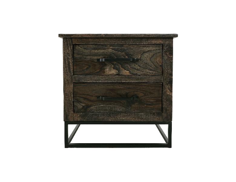Image of Teak - Nightstand - Oil Black