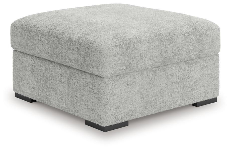Image of Cuddle Plush - Oversized Accent Ottoman - Arctic