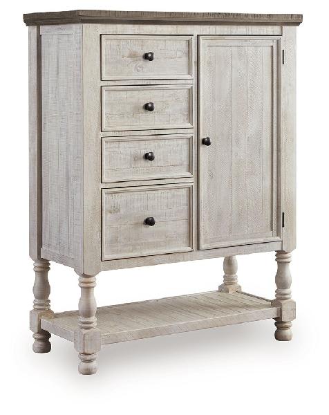 Image of Havalance - Door Chest - White / Gray