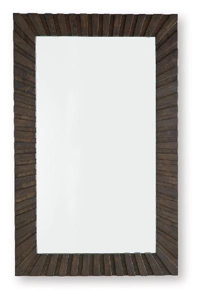 Image of Advin - Accent Mirror - Dark Brown