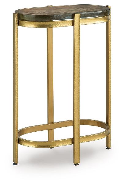 Image of Porterville - Accent Table - Gold Finish