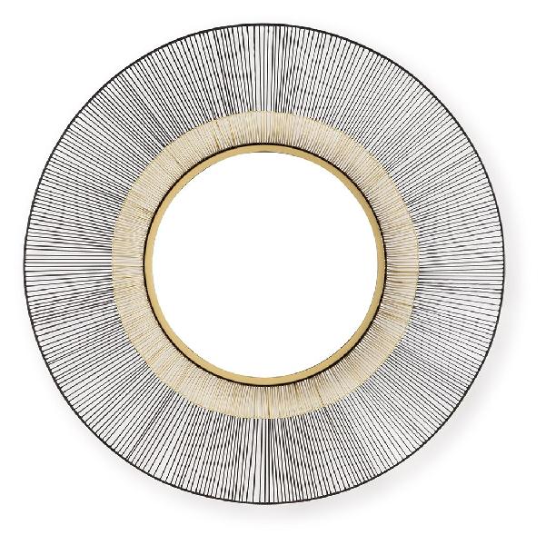 Image of Dallmen - Accent Mirror - Black / Gold Finish