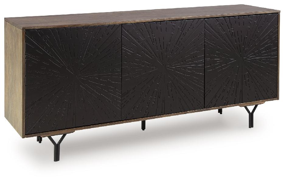 Image of Lavinmont - Accent Cabinet - Multi Brown