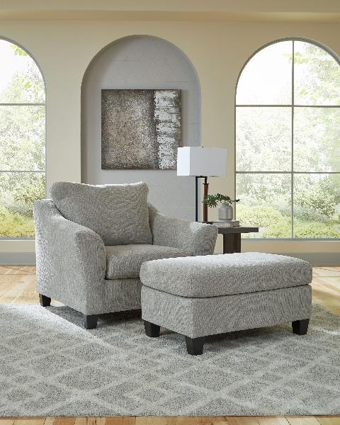 Image of Willarae - 2 Pc. - Chair And A Half, Ottoman - Taupe