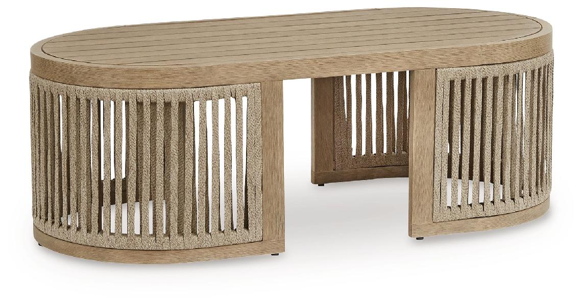 Image of Serena Shores - Rectangular Cocktail Table - Beige
