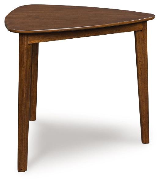Image of Tameride - Triangle Dining Room Table - Brown