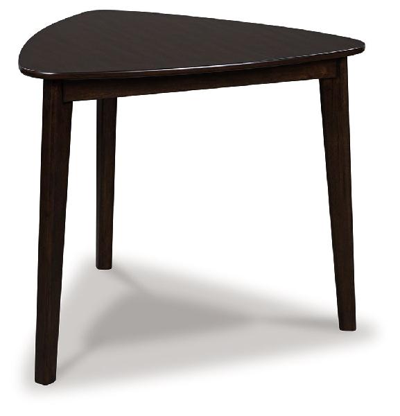 Image of Mallenette - Triangle Dining Room Table - Merlot
