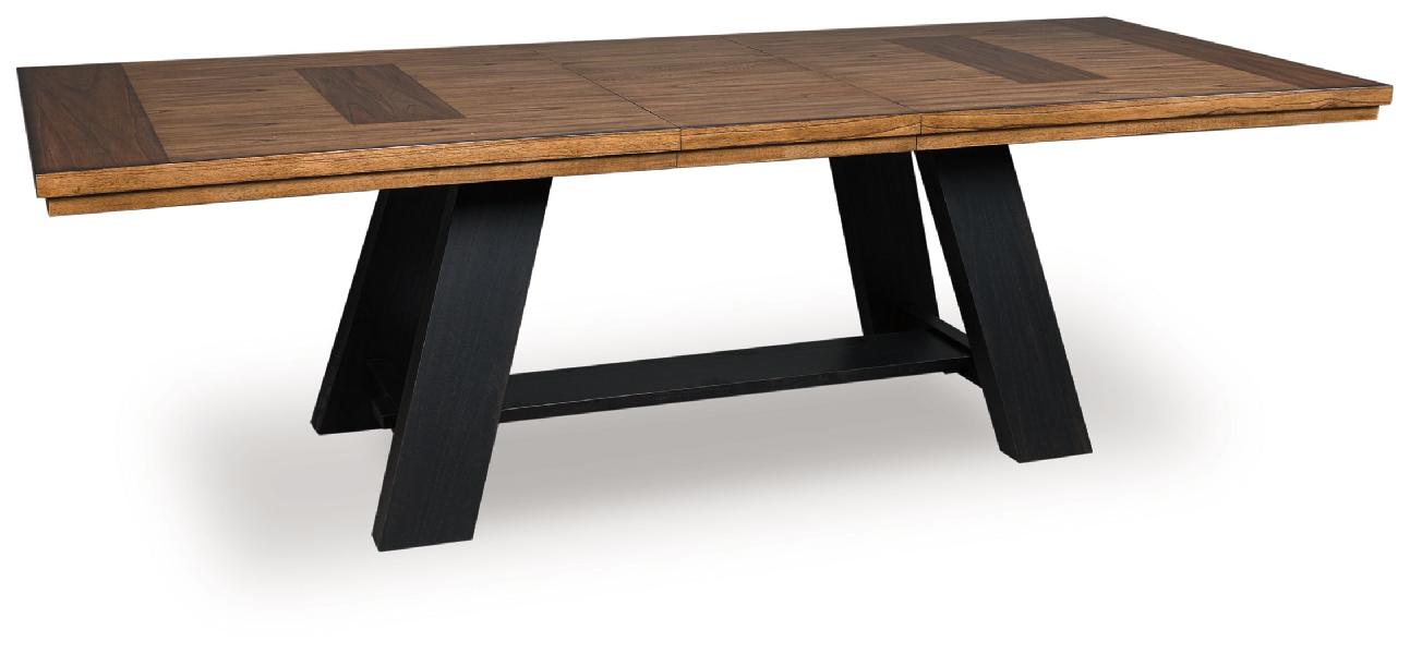 Image of Greddinton - Dining Extension Table - Brown / Black