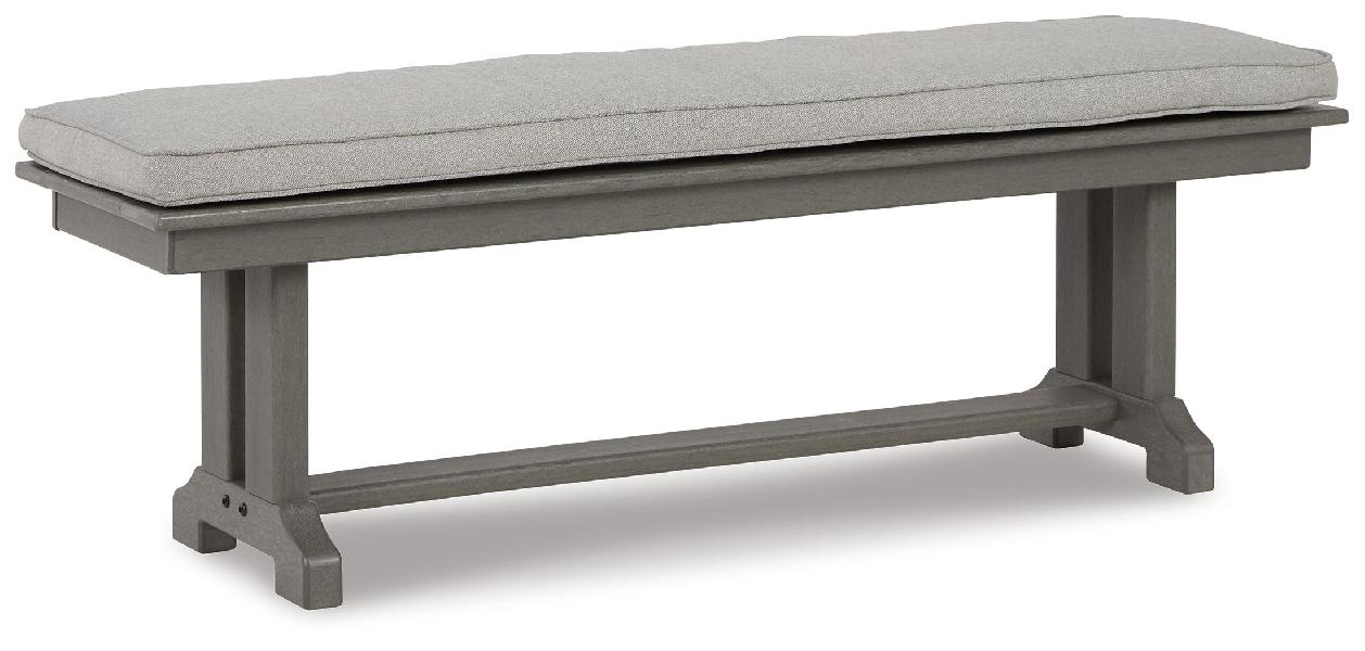Image of Visola - Bench with Cushion - Gray