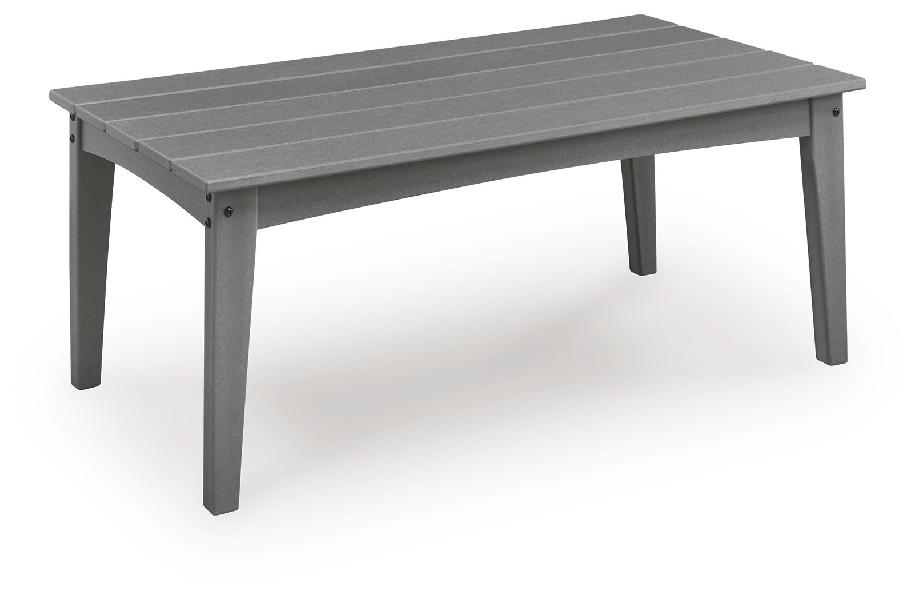 Image of Cove Beach - Rectangular Cocktail Table - Gray