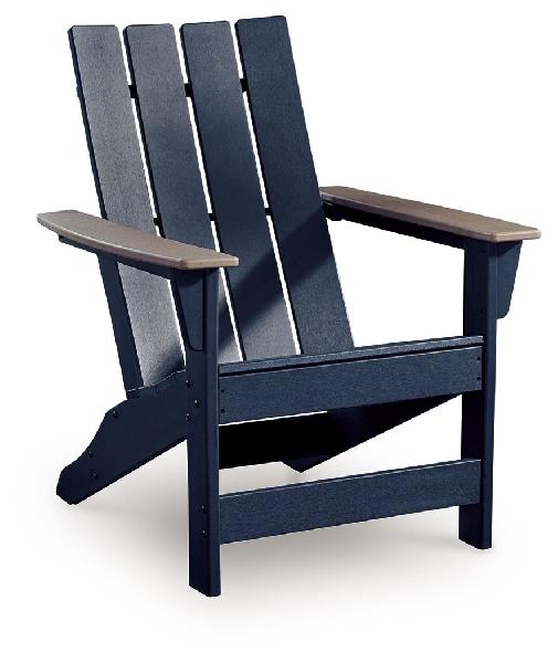 Image of East Beach - Adirondack Chair - Black / Beige