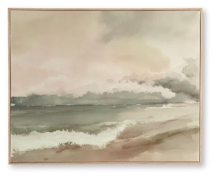 Image of Vallus - Wall Art - Blush / Green / Gray