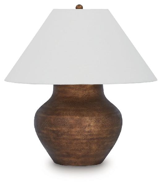 Image of Whitham - Metal Table Lamp - Antique Copper Finish