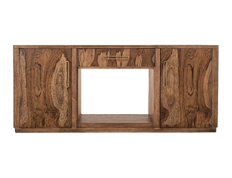 Image of Balam - TV Stand With 1 Drawer & 2 Door - Light Brown