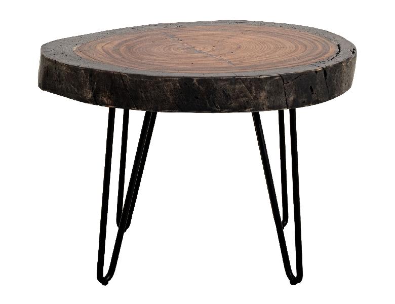 Image of Parota - End Table - Dark Brown