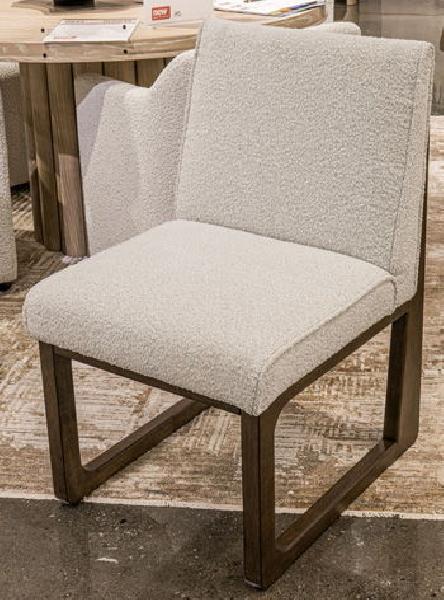 Image of Radkin - Dining Upholstered Side Chair (Set of 2) - Off White / Brown