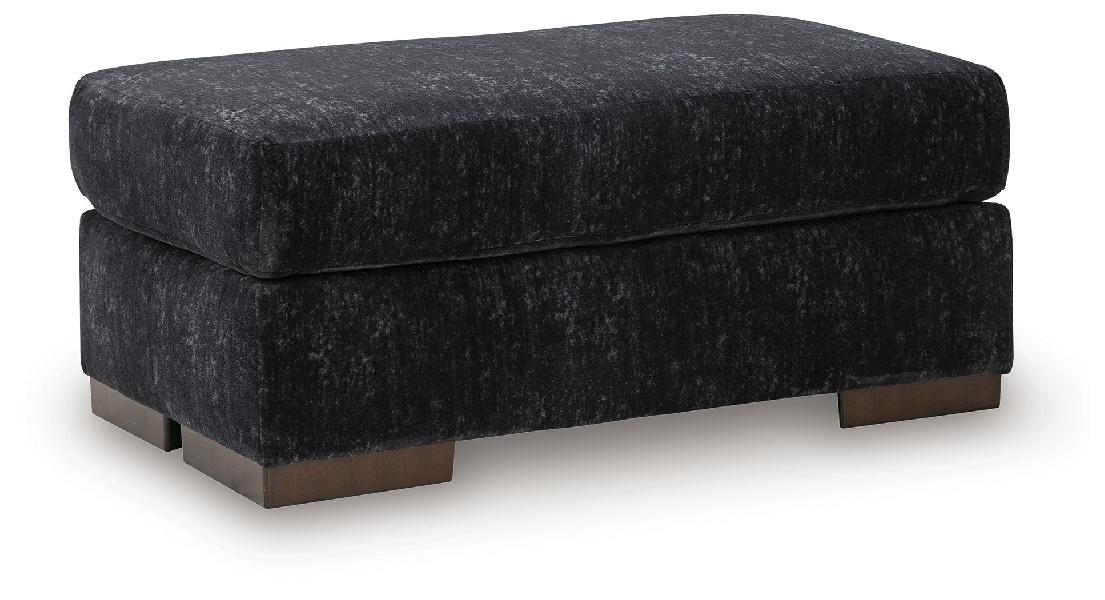 Image of Whitmore Manor - Ottoman - Black Pearl