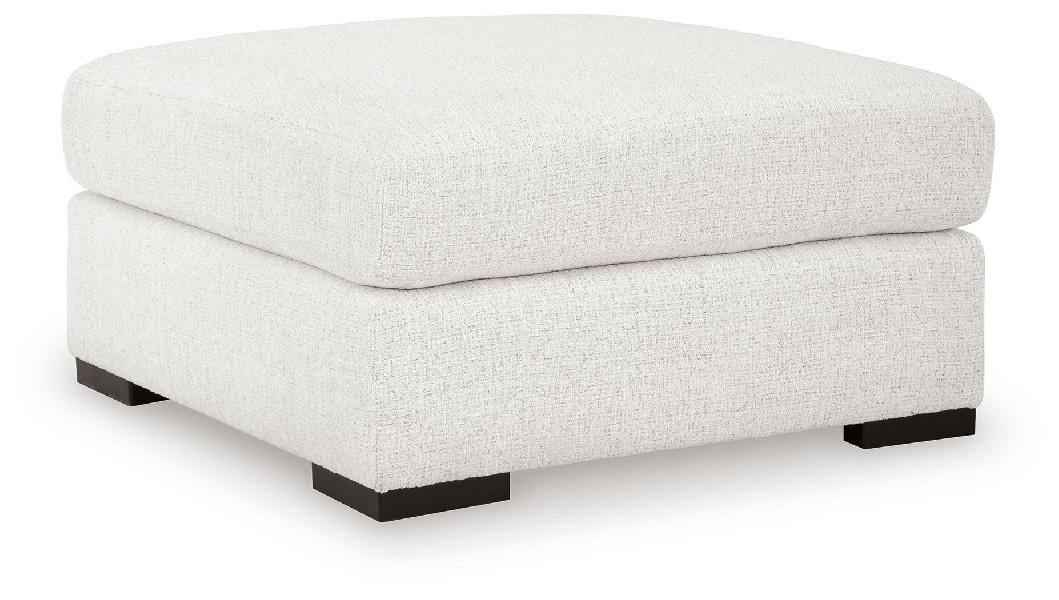 Image of Misty-Lakes - Oversized Accent Ottoman - Chalk