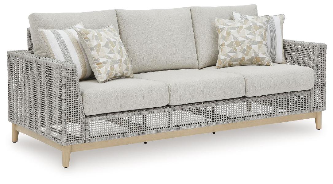 Image of Seton Creek - Sofa With Cushion - Gray