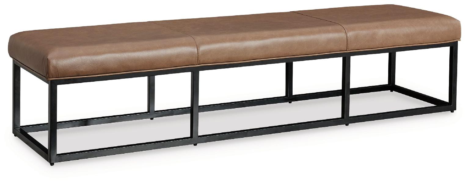 Image of Joston - Accent Bench - Caramel