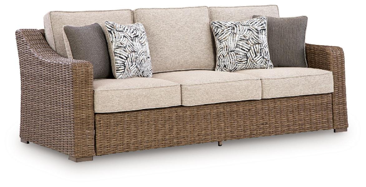 Image of Laguna Heights - Sofa With Cushion - Beige