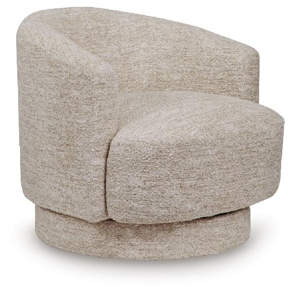 Image of Wardsor - Swivel Chair - Stone