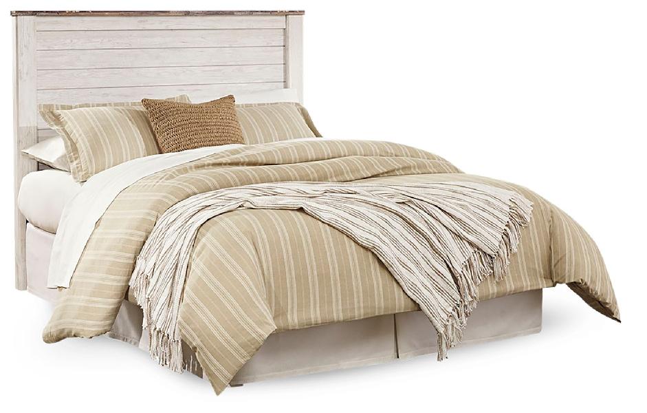 Image of Willowton - Queen Panel Headboard - Whitewash