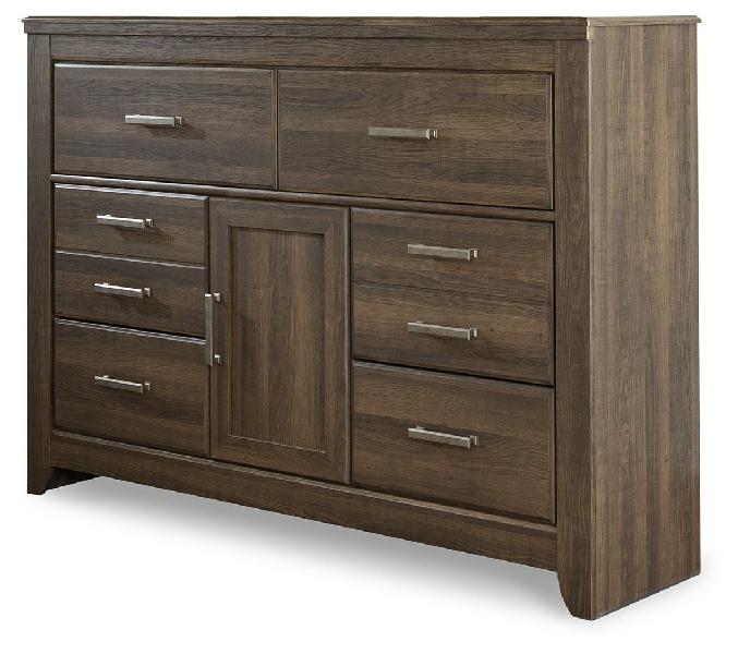 Image of Juararo - Six Drawer Dresser - Dark Brown