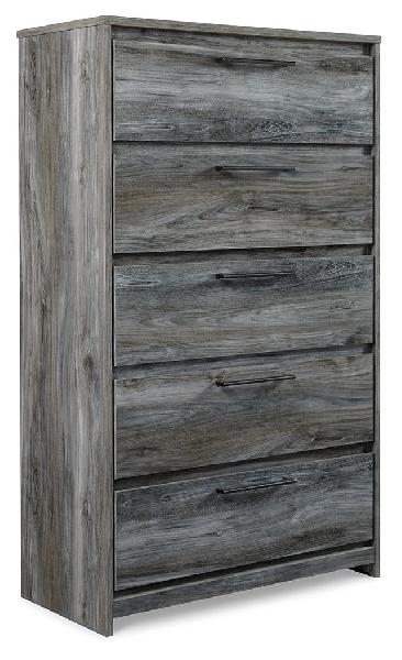 Image of Baystorm - Five Drawer Chest - Gray