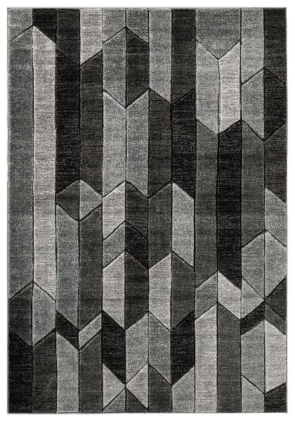 Image of Chayse - 5' x 7' Rug - Black / Gray